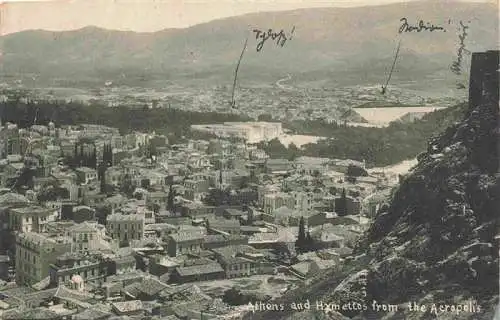 AK / Ansichtskarte  Athens_Athen_Athenes_Greece and Hymettos from the Acropolis