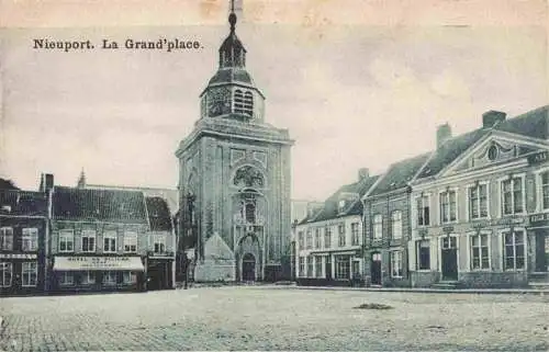 AK / Ansichtskarte 73976744 NIEUPORT_Nieuwpoort_West-Vlaanderen_Belgie La Grand'place Feldpost