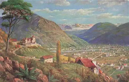 AK / Ansichtskarte 73976771 Gries_Bozen_Bolzano_Suedtirol_IT Panorama Stazione della funicolare Guncina