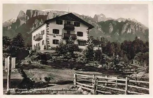 AK / Ansichtskarte 73976800 Collalbo_Renon_Klobenstein_Ritten_Suedtirol_IT Albergo e Pensione Fontana