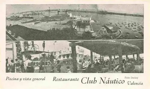 AK / Ansichtskarte 73976868 VALENCIA__Valenciana_ES Pistina y vista general Restaurante Club Nautico