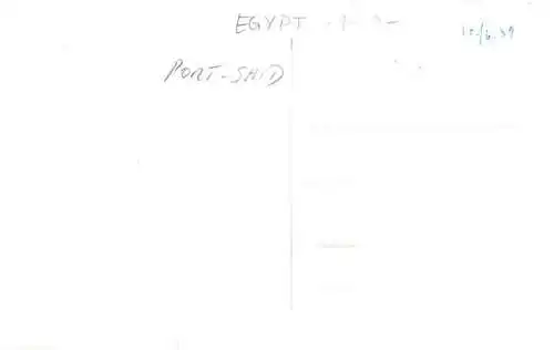 AK / Ansichtskarte 73976879 PORT-SAID_Egypt Hings way
