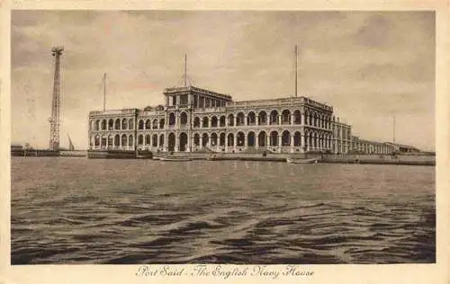 AK / Ansichtskarte  PORT-SAID_Egypt The English Navy House