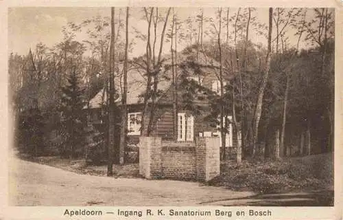 AK / Ansichtskarte 73976920 Apeldoorn_NL Ingang RK Sanatorium Berg en Bosch