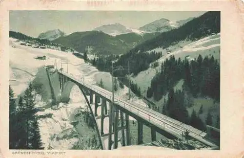 AK / Ansichtskarte  AROSA_GR Gruendjetobel Viadukt
