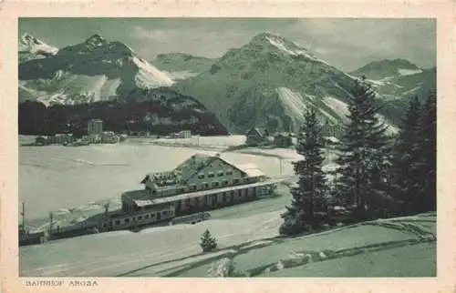 AK / Ansichtskarte  AROSA_GR Bahnhof