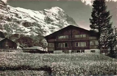 AK / Ansichtskarte  Grindelwald_BE Oberlaenderhaus mit Eiger