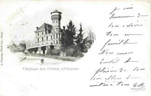 AK / Ansichtskarte  Clarens__Montreux_VD Chateau des Cretes