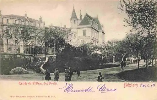 AK / Ansichtskarte  BEZIERS_34_Herault Entrée du Plâteau des Poetes