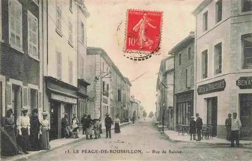 AK / Ansichtskarte  Le_Peage-de-Roussillon_38_Isere Rue de Salaise