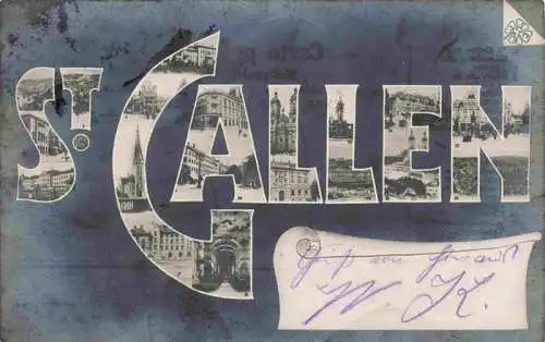 AK / Ansichtskarte  St_Gallen_SG Teilansichten