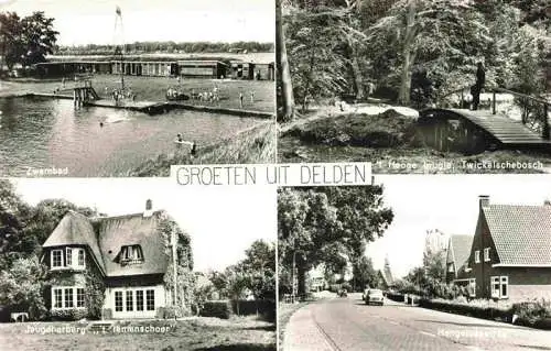 AK / Ansichtskarte  Delden_Overijssel_NL Zwambad 't Hooge brugje Twickelschebosch Hengelosestraat Jeugdherberg 't Iemenschoer