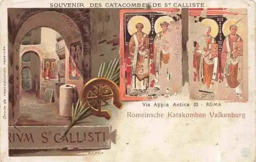 AK / Ansichtskarte  Valkenburg_aan_de_Geul_Limburg_NL Souvenir des Catacombes de St Calliste