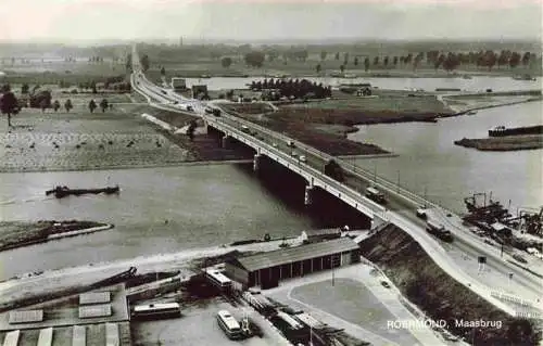 AK / Ansichtskarte  ROERMOND_Limburg_NL Maasbrug Fliegeraufnahme