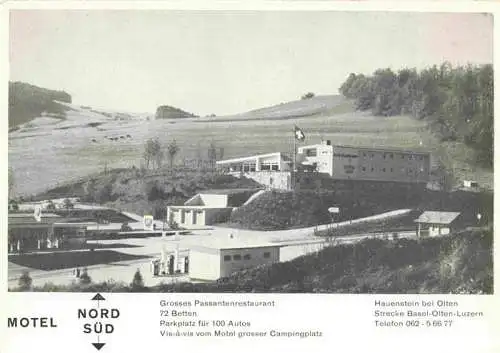 AK / Ansichtskarte  Hauenstein_SO Motel Nord Sued 