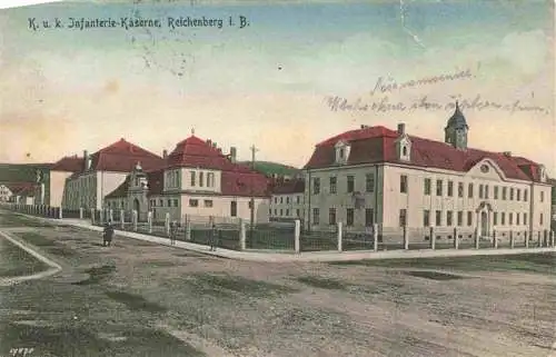 AK / Ansichtskarte  Reichenberg__LIBEREC_Boehmen_CZ K. u. k. Infanterie Kaserne