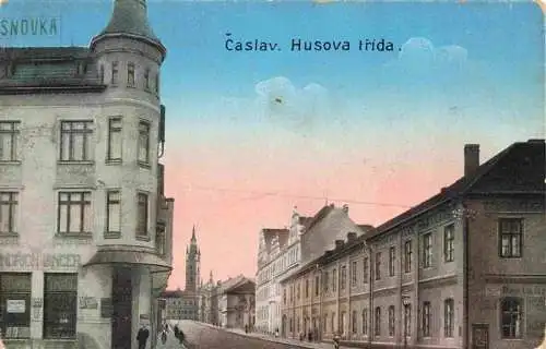 AK / Ansichtskarte  Caslav_Tschaslau_CZ Husova trida