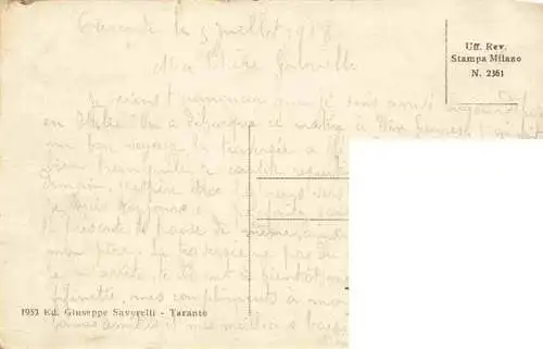 AK / Ansichtskarte  TARANTO_Tarent_Puglia_IT Via Archita