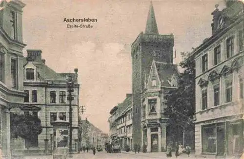 AK / Ansichtskarte  Aschersleben_Sachsen-Anhalt Breite Strasse