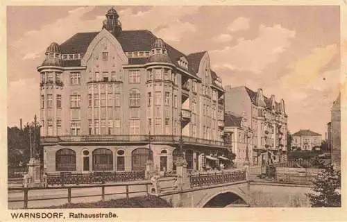 AK / Ansichtskarte  Warnsdorf__Varnsdorf_Boehmen_CZ Rathausstrasse