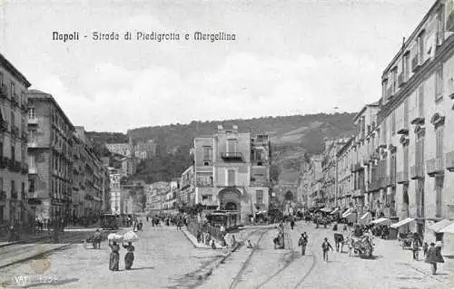 AK / Ansichtskarte  NAPOLI_Neapel_Naples_IT Strada di Piedigrotta e Mergellina