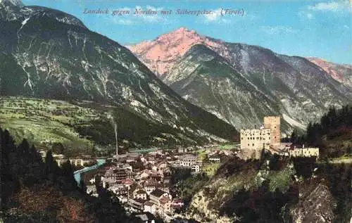 AK / Ansichtskarte  Landeck__Tirol_AT Panorama mit Silberspitze