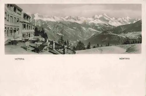 AK / Ansichtskarte  Montana_Crans-Montana_VS Hotel Victoria