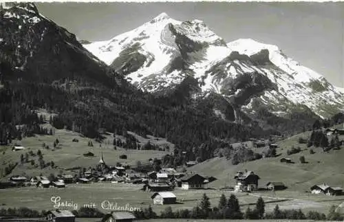 AK / Ansichtskarte  Gsteig_Saanen_BE mit Oldenhorn