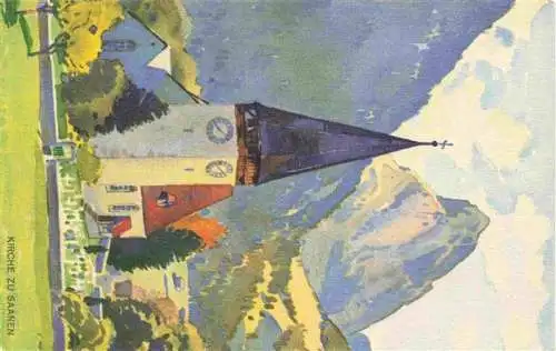 AK / Ansichtskarte  Saanen_BE Kirche