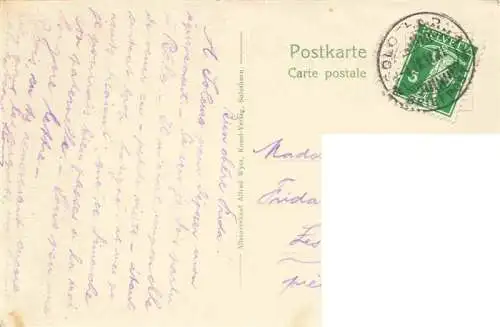 AK / Ansichtskarte  Solothurn_Soleure_SO Zeitglockenturm mit beruehmtem Uhrwerk