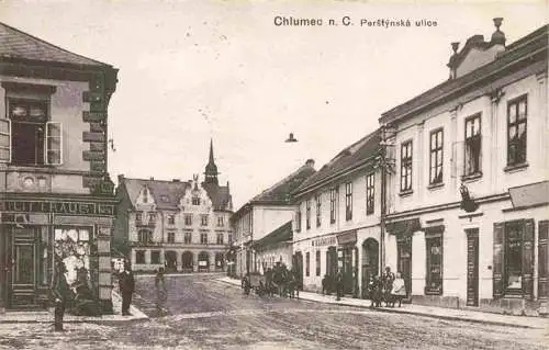 AK / Ansichtskarte  Chlumec_Cidlinou_Chlumetz_Zidlina_CZ Perstynska ulice