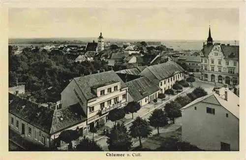 AK / Ansichtskarte  Chlumec_Cidlinou_Chlumetz_Zidlina_CZ Stadtpanorama