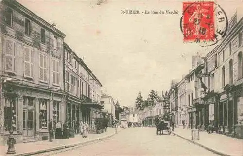 AK / Ansichtskarte  St-Dizier__52_Haute-Marne La Rue du Marché