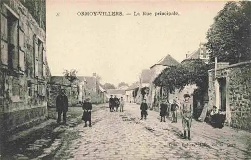 AK / Ansichtskarte  Ormoy-Villers_60_Oise La Rue Principale