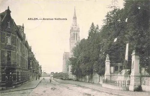 AK / Ansichtskarte  Arlon_Aarlen_Wallonie_Belgie Avenue Nothomb Eglise Feldpost