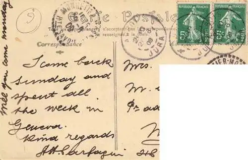 AK / Ansichtskarte  Arbois_39_Jura Rue Delort et le Clocher vue prise du Pont des Ecoles