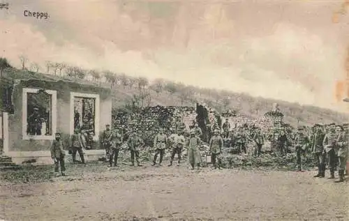 AK / Ansichtskarte  Cheppy_55_Meuse Truemmer 1. Weltkrieg