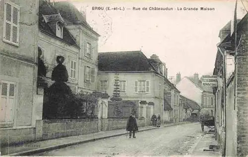 AK / Ansichtskarte  Brou_28_Eure-et-Loir Rue de Châteaudun La Grande Maison