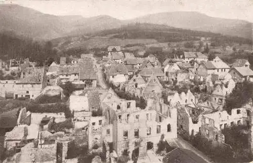 AK / Ansichtskarte  Wattwiller_Wattweiler_68_Alsace Village détruite et le vieil Armand Hartmannswillerkopf Truemmer 1. Weltkrieg