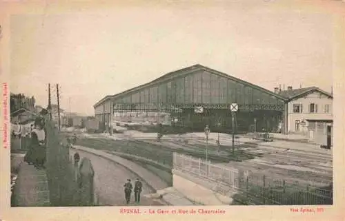 AK / Ansichtskarte  Epinal_88_Vosges La gare et Rue de Chantraine