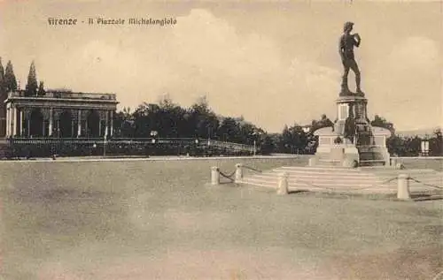 AK / Ansichtskarte  FIRENZE_Florence_Florenz_Toscana_IT Il Piazzale Michelangiolo Monumento