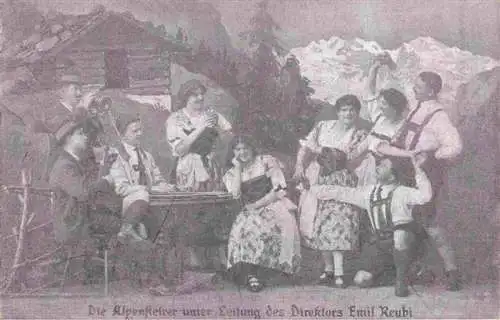 AK / Ansichtskarte  BERN_BE Die Alpensteirer Musikkapelle im Grossen Kornhauskeller