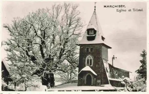 AK / Ansichtskarte  Marchissy_VD Eglise et Tilleul