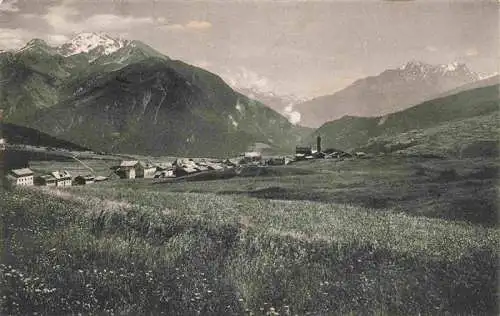 AK / Ansichtskarte  Lenz_Lantsch_GR mit Blick ins Oberhalbstein