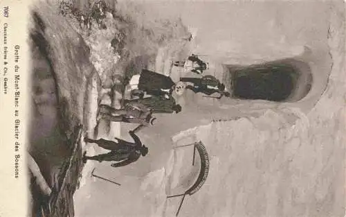 AK / Ansichtskarte  Glacier_des_Bossons_VD Grotte du Mt Blanc