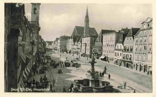 AK / Ansichtskarte  Steyr_Enns_Oberoesterreich Hauptplatz