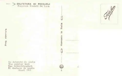 AK / Ansichtskarte 73977767 Solfatara_di_Pozzuoli_Napoli_Campania_IT Proprieta Fratelli De Luca