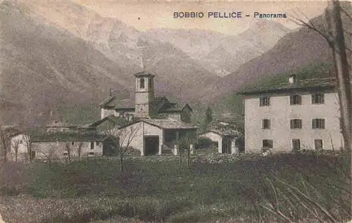 AK / Ansichtskarte  Bobbio_Pellice_Turin_Piemonte_IT Panorama Kirche