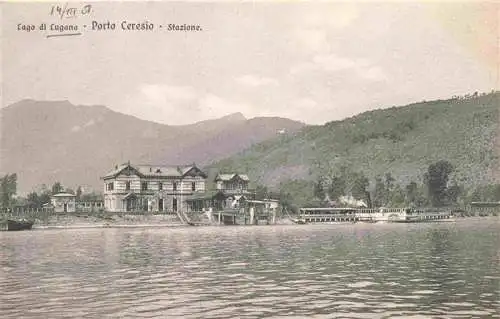 AK / Ansichtskarte  Lago_di_Lugano Porto Ceresio Stazione