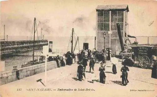 AK / Ansichtskarte  SAINT-NAZAIRE__ST-NAZAIRE_44_Loire-Atlantique Embarcadere de Saint Brecin